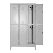 Armadio multiplo a 6 posti con tramezza