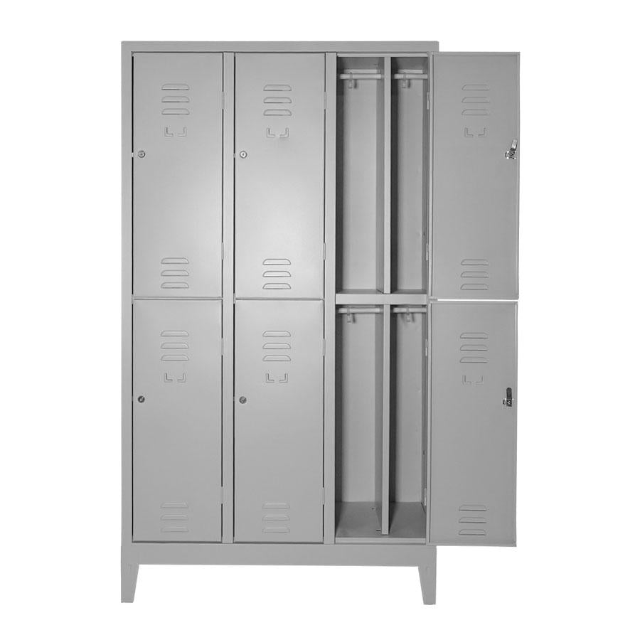 Armadio multiplo a 6 posti con tramezza