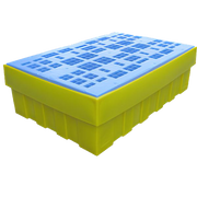 Vasca di raccolta in polietilene rettangolare