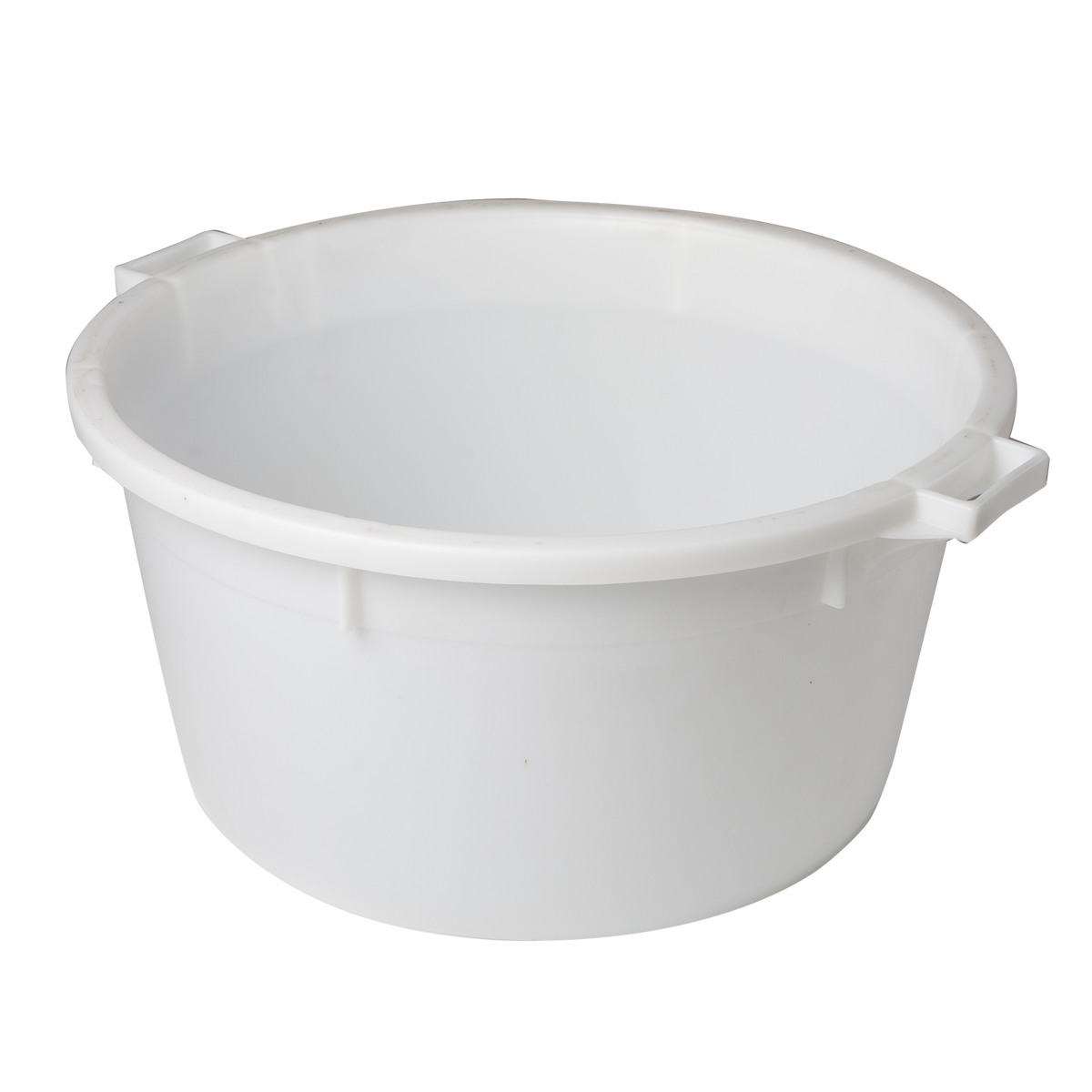 Mastellone industriale in plastica con maniglie 80L Bianco