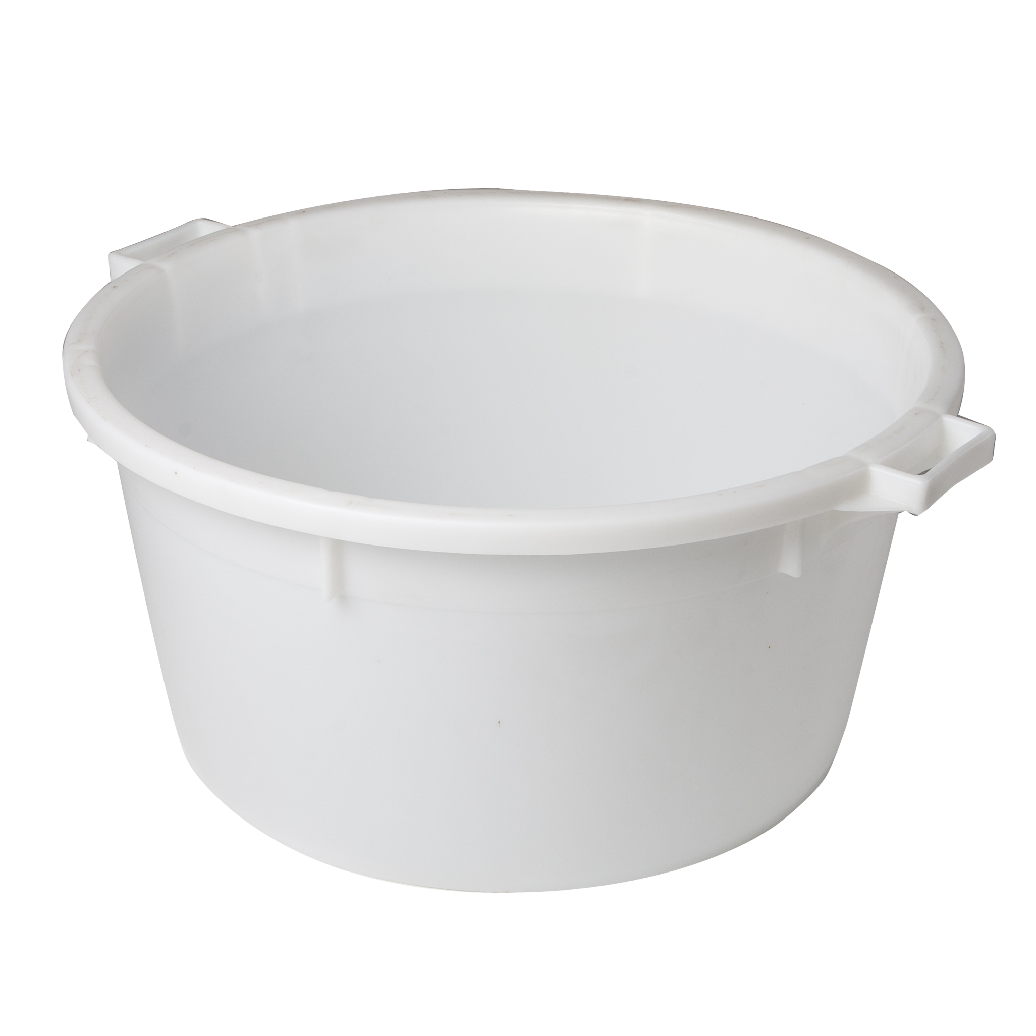 Mastellone industriale in plastica con maniglie 80L Bianco