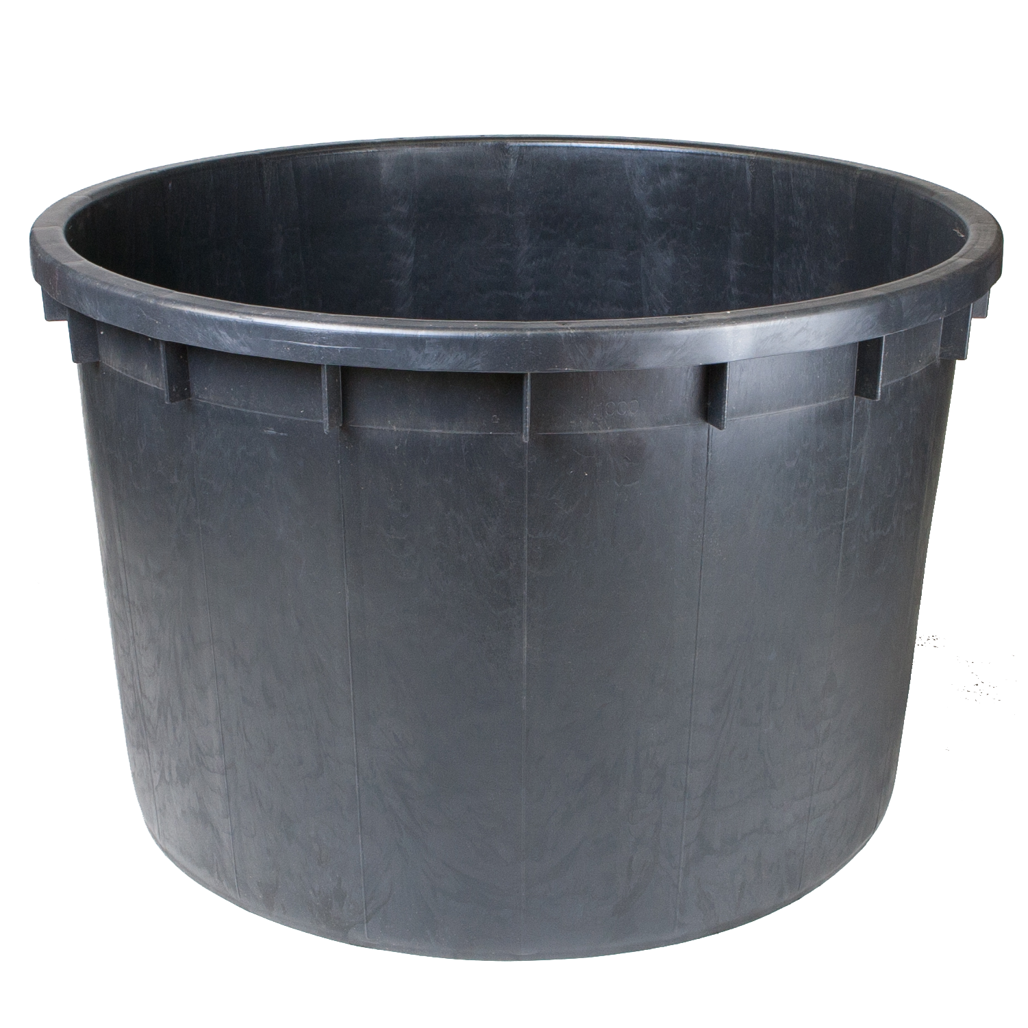 Mastellone industriale in plastica 1000 Nero