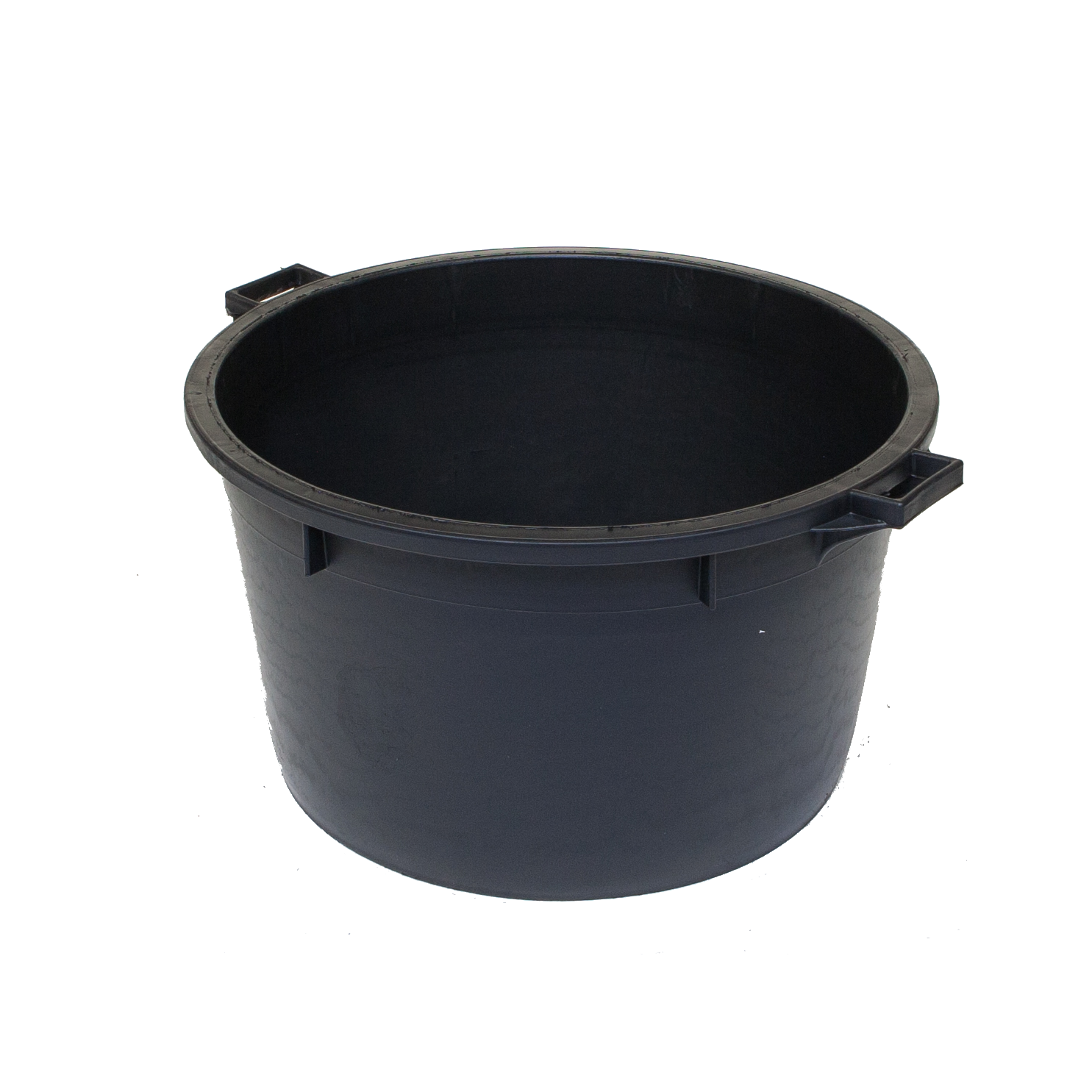 Mastellone industriale in plastica con maniglie 110 L Nero