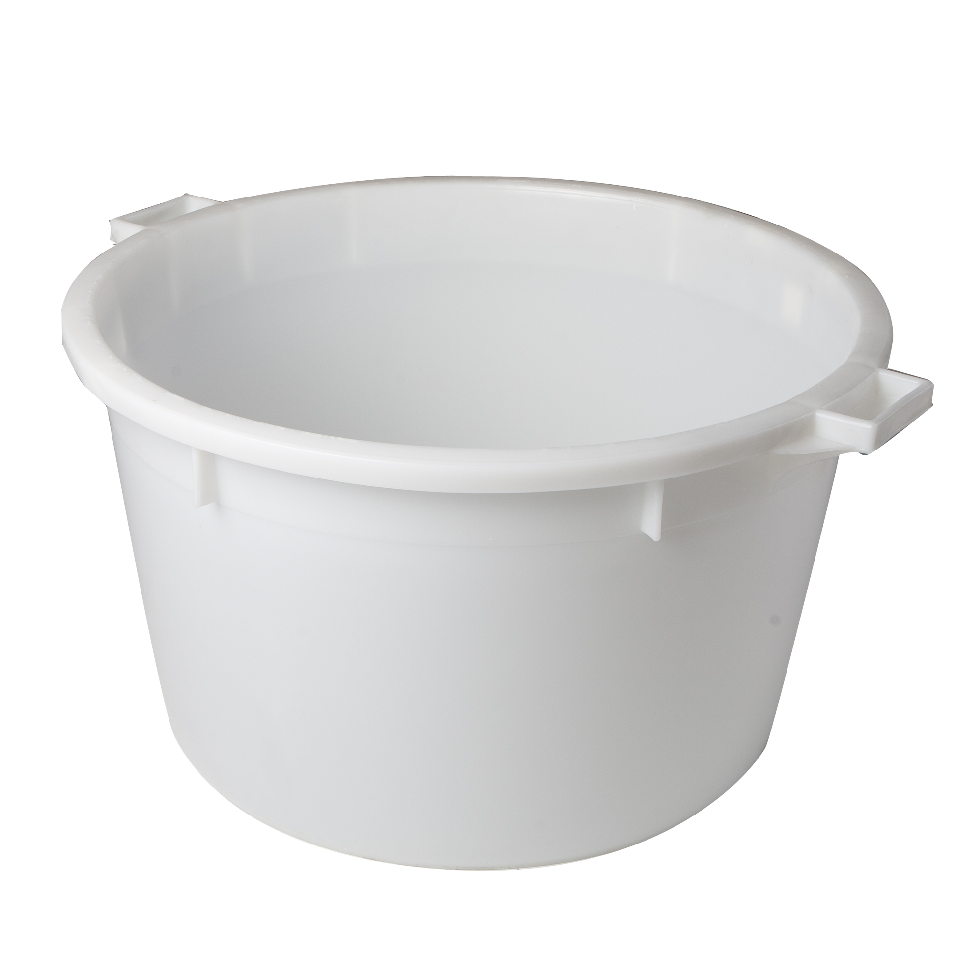 Mastellone industriale in plastica con maniglie 110 L Bianco