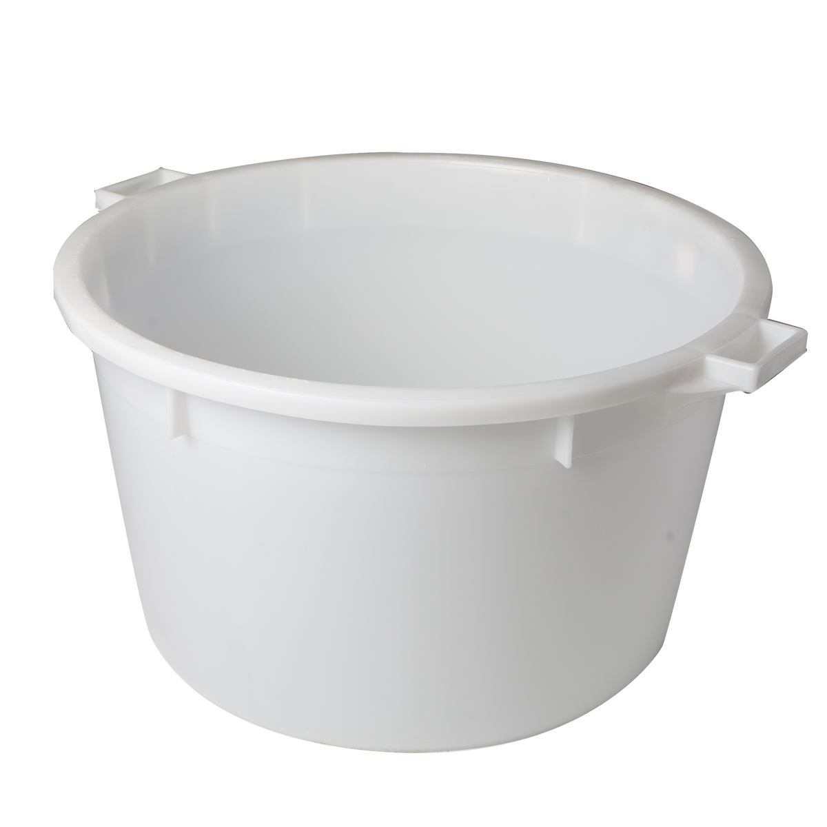 Mastellone industriale in plastica con maniglie 110 L Bianco