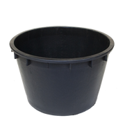 Mastellone industriale in plastica 230 litri Nero