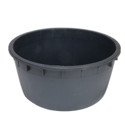 Mastellone industriale in plastica 240 litri Nero