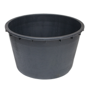 Mastellone industriale in plastica 285 litri Nero