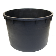 Mastellone industriale in plastica 750 litri Nero