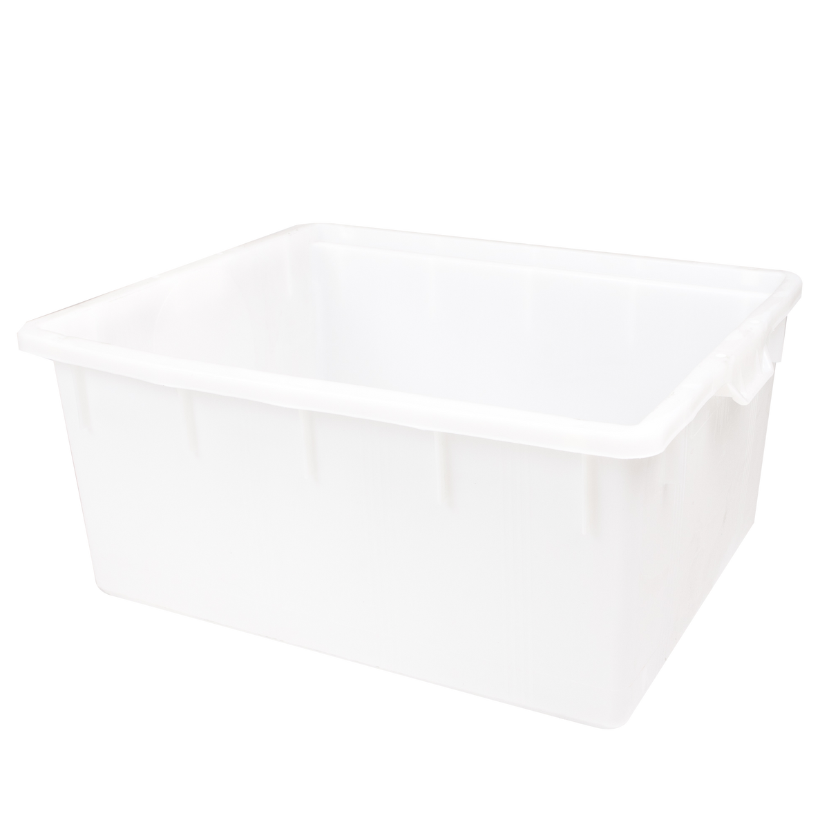 Contenitore rettangolare in plastica 150 litri Bianco
