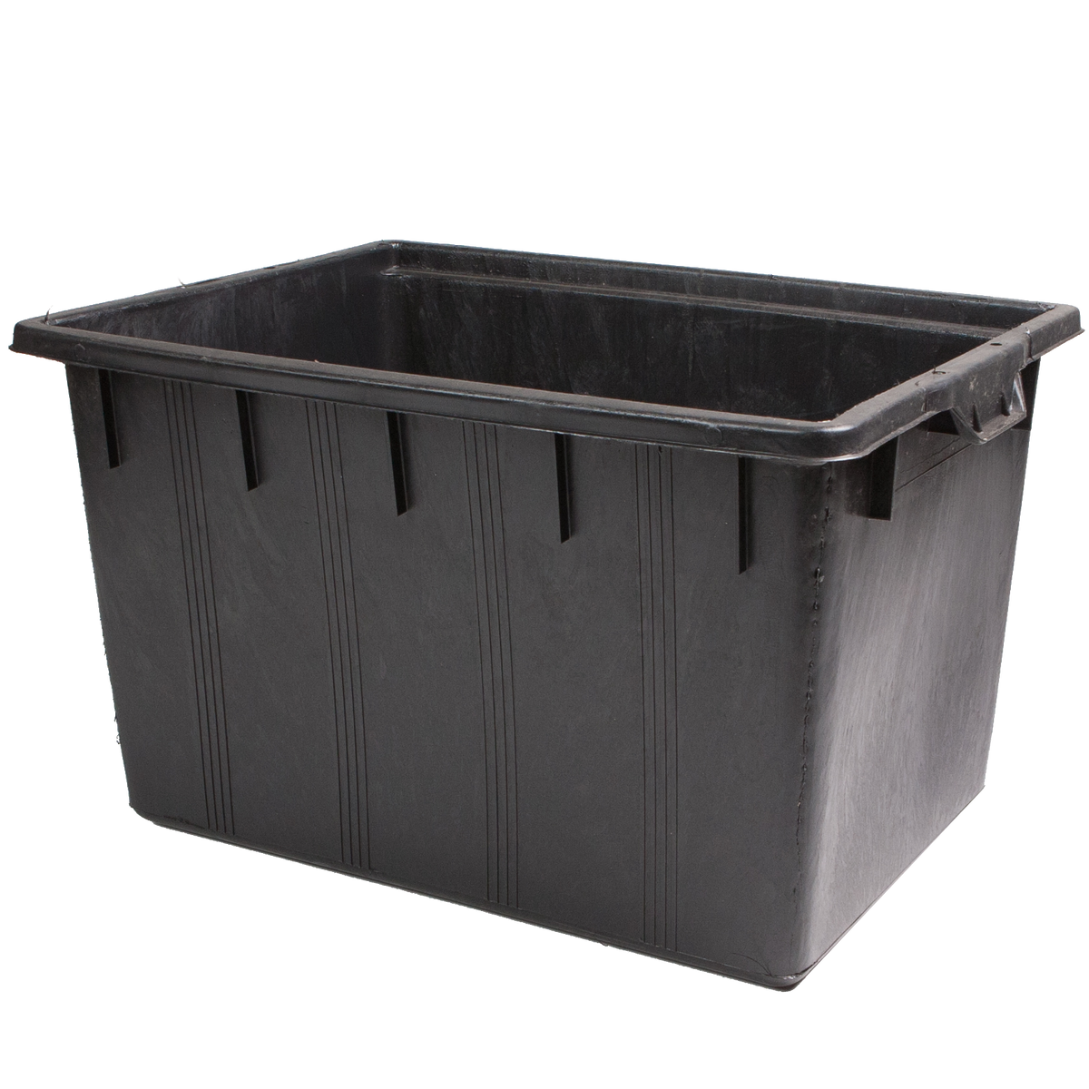 Contenitore rettangolare in plastica 180 litri Nero