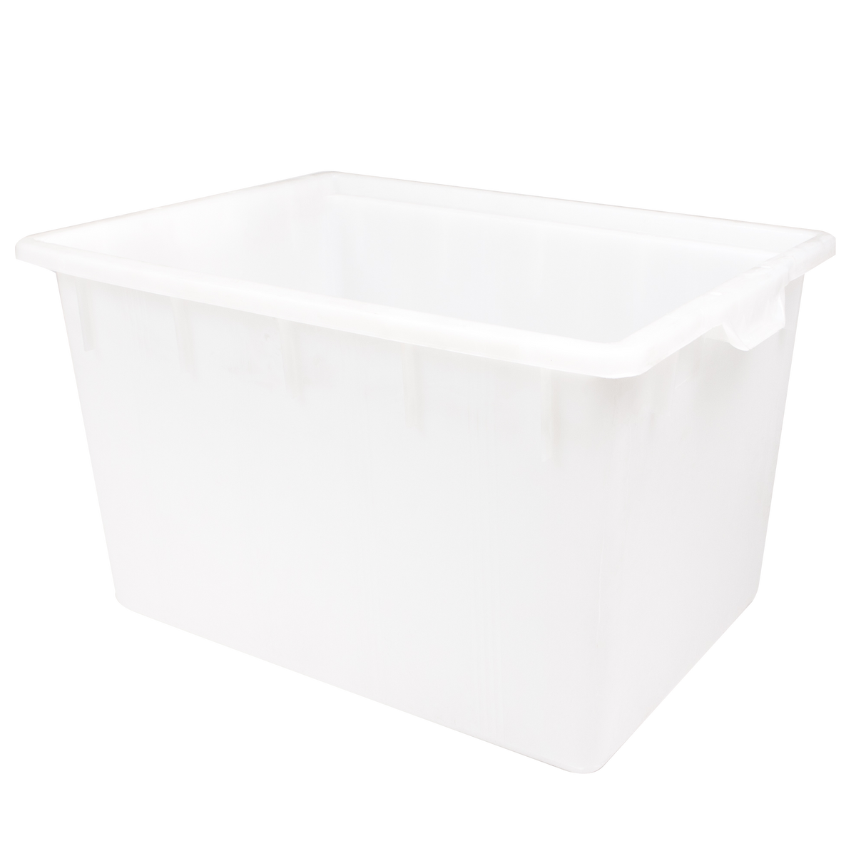 Contenitore rettangolare in plastica 180 litri Bianco