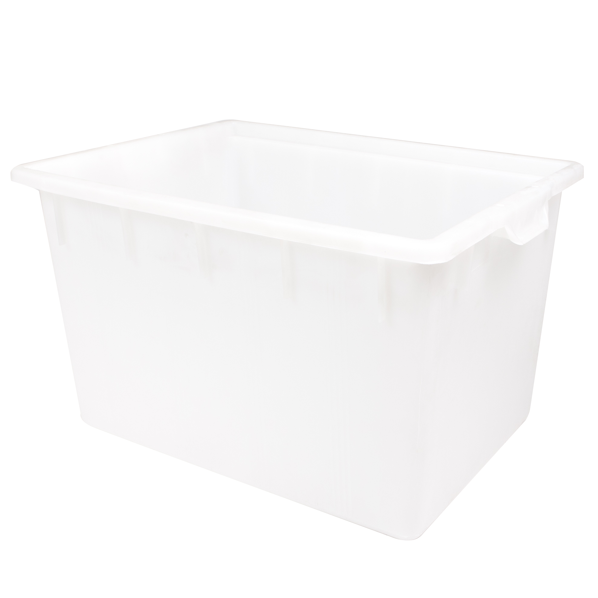Contenitore rettangolare in plastica 180 litri Bianco