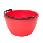 Cesta tonda in plastica con manico 