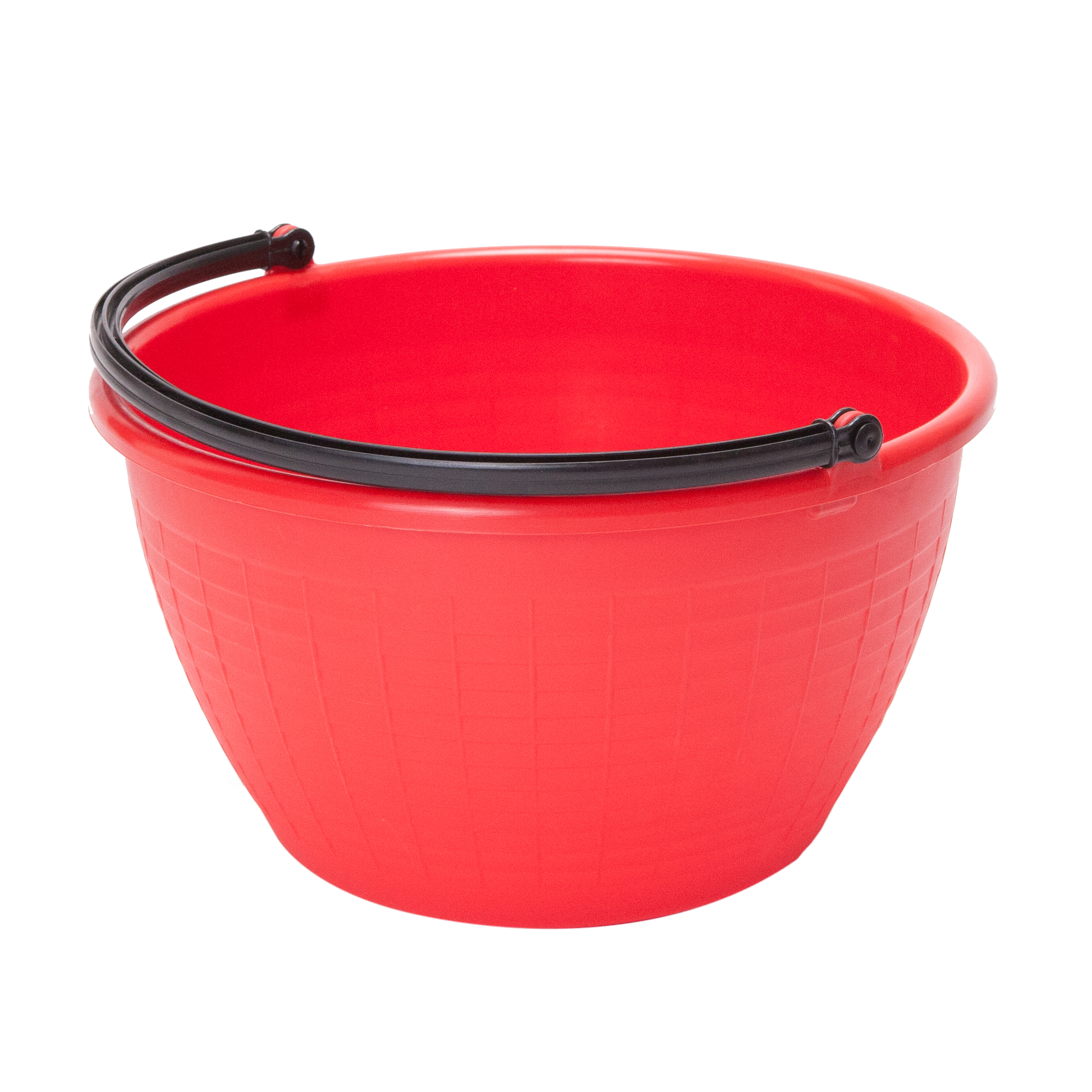 Cesta tonda in plastica con manico 