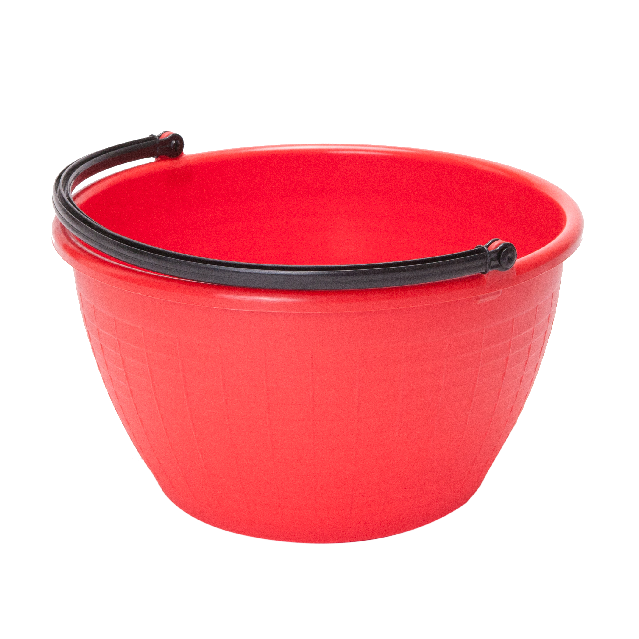 Cesta tonda in plastica con manico 