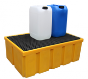 Vasca di raccolta in HDPE con griglia in PP - Capacità 200 L