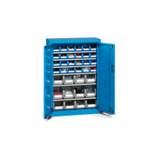 Armadio PICK con porte e serratura blu - 700x270x1000