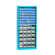 Armadio PICK senza porte blu - 700x270x1655