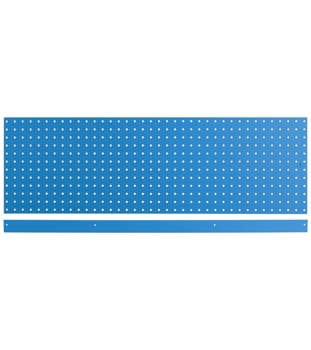 FBL763201, Pannello Forato Mensola con Bordo Fermacasse 1438x456x60mm
