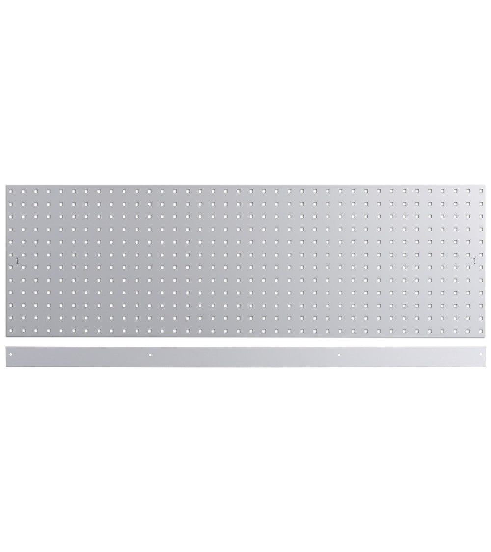 FBL763201, Pannello Forato Mensola con Bordo Fermacasse 1438x456x60mm