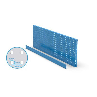 FBL763201, Pannello Forato Mensola con Bordo Fermacasse 1438x456x60mm