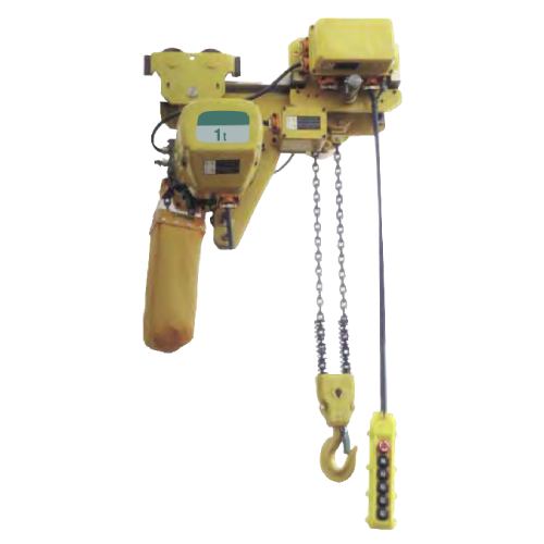 Low profile three-phase electric hoist