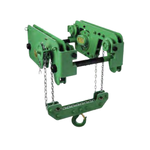 Manual hoist with chain trolley