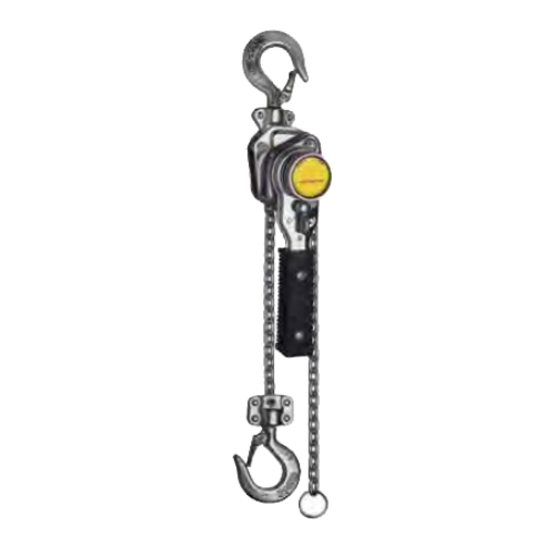 Chrome-plated manual lever hoist