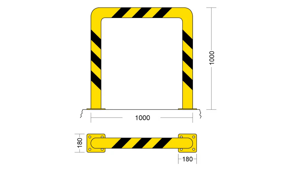 Protezione lineare - 1000 x 1000h mm