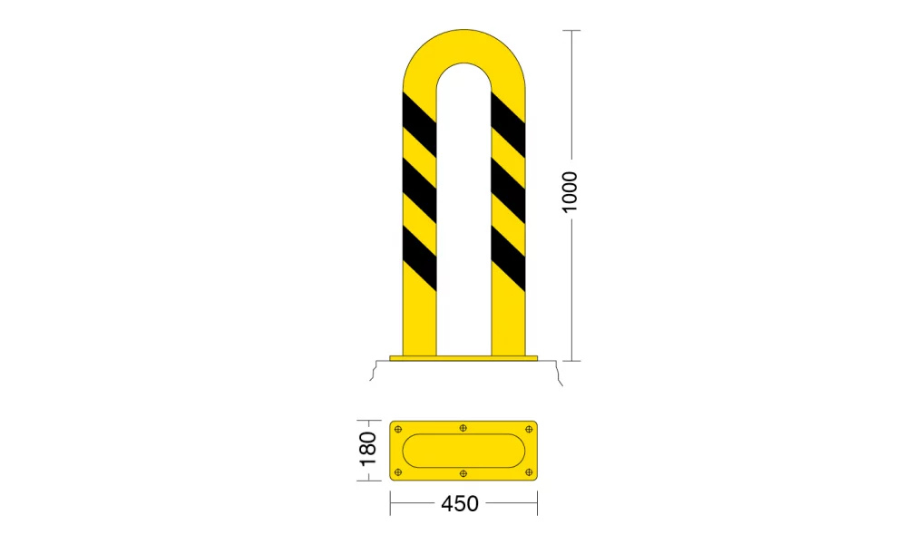 Protezione lineare - 370 x 1000h mm