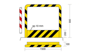Protezione modulare lineare - 1500 x 900h mm