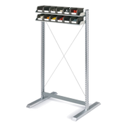 Scaffale QUICK bifronte con contenitori "compat" misura 2 Ecogreen