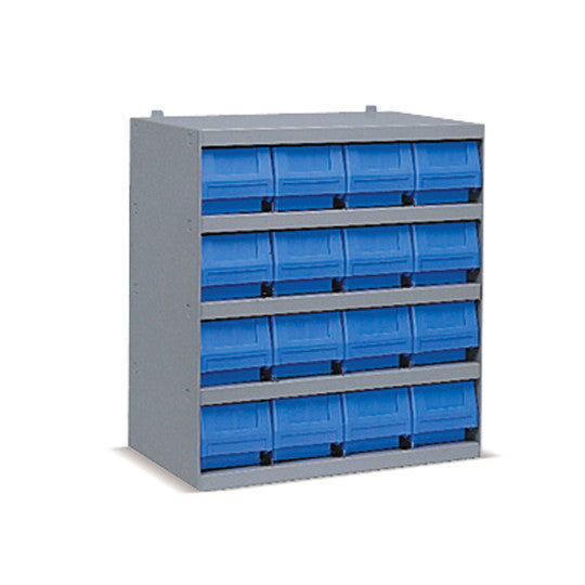 RK-BOX shelf with 16 RK containers - type C 