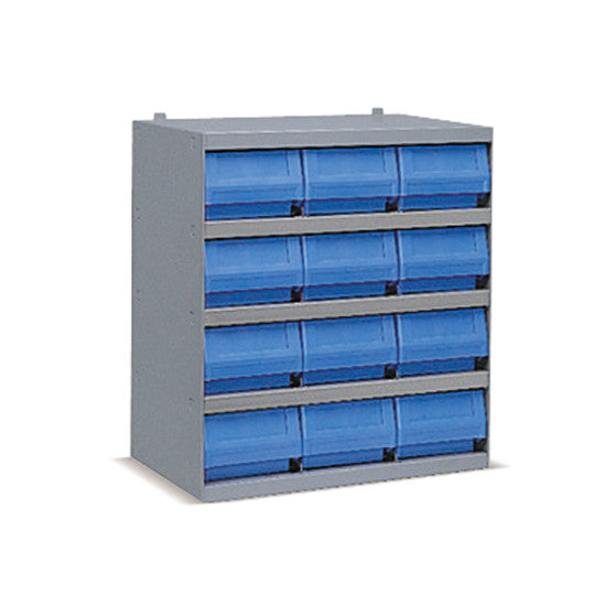 RK-BOX shelf with 12 RK containers - type G 