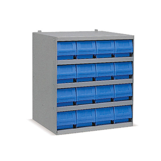 RK-BOX shelf with 16 RK containers - type B 