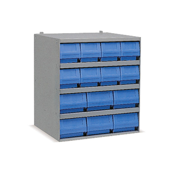 RK-BOX shelf with 14 RK containers - type B 