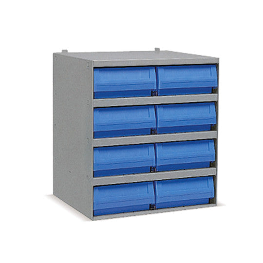 RK-BOX shelf with 8 RK containers - type B 