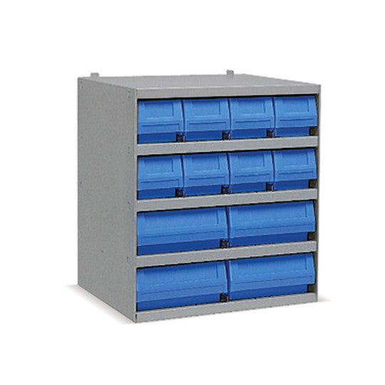 RK-BOX shelf with 12 RK containers - type E 