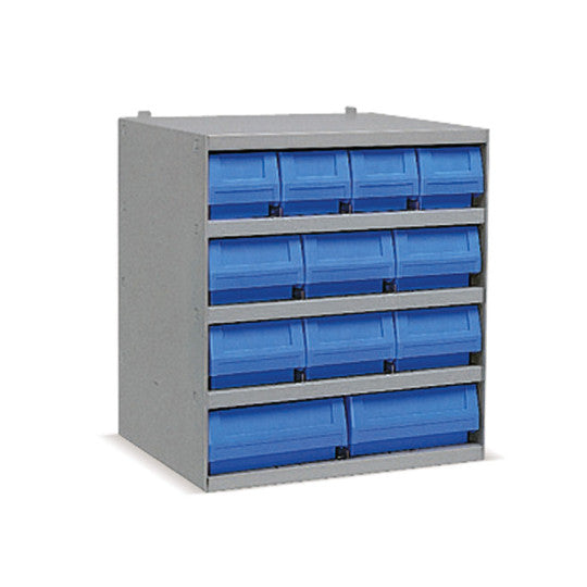 RK-BOX shelf with 12 RK containers - type D 