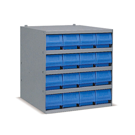 RK-BOX shelf with 16 RK containers - type A 