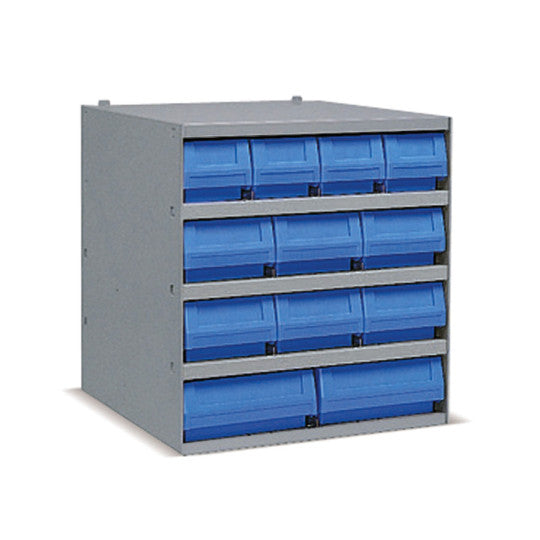 RK-BOX shelf with 12 RK containers - type B 