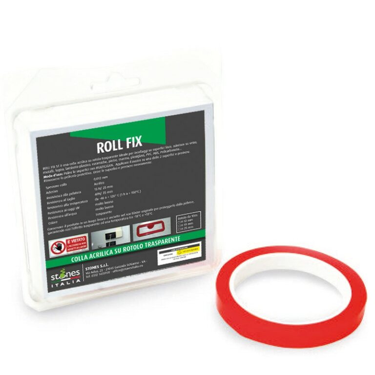 Roll Fix St® UV-beständiges transparentes doppelseitiges Klebeband