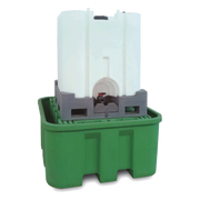 Vasca di raccolta per cisternetta IBC da 1000 Lt (con tavolo di supporto)