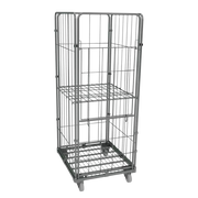 Roll container standard 70x80 cm – 4 sponde con porta e ribalta