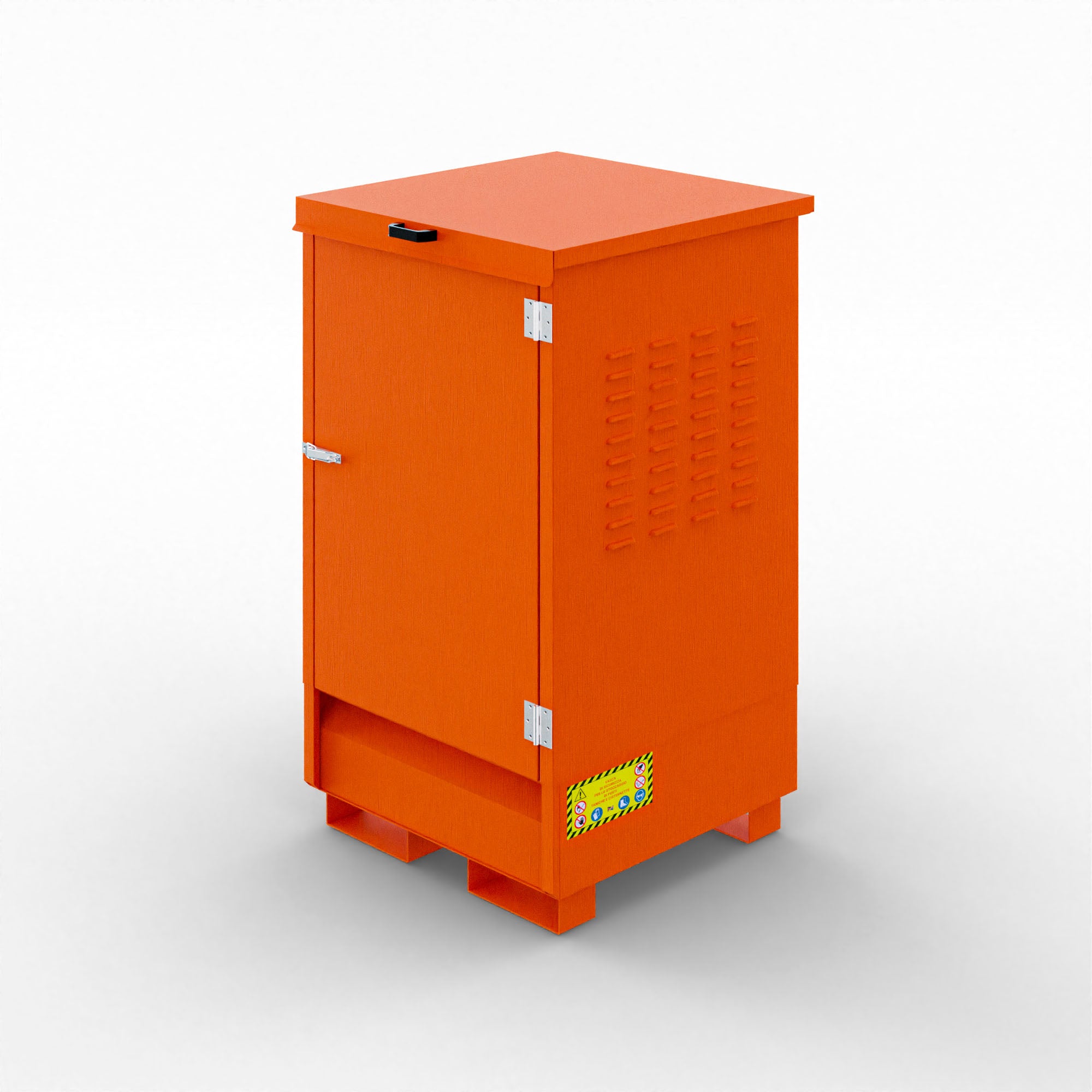 Armadio in metallo per 1 fusto da 200 Lt