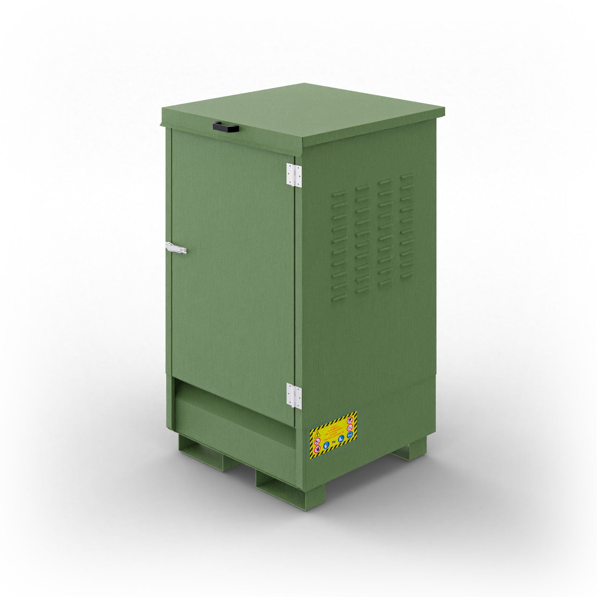 Armadio in metallo per 1 fusto da 200 Lt