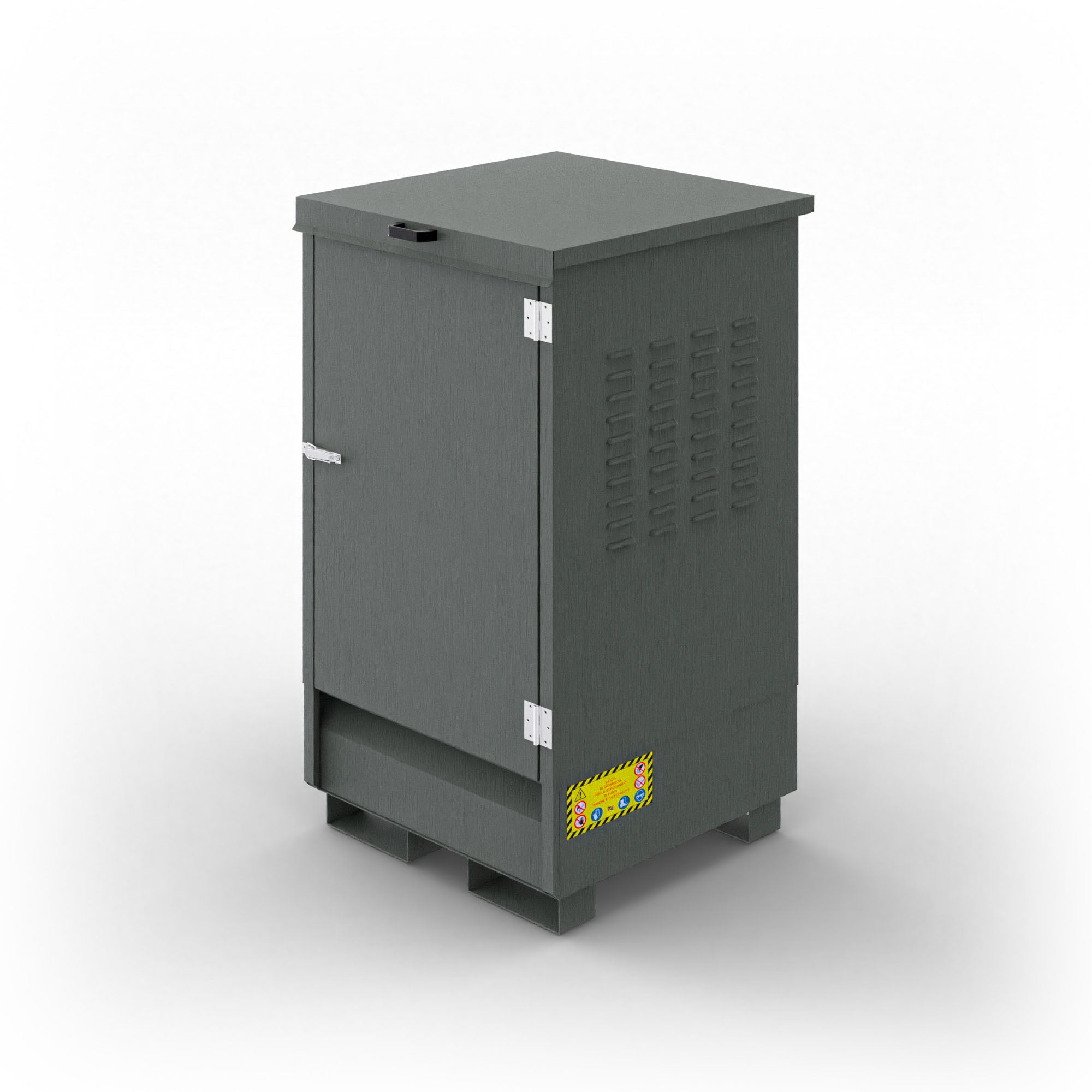 Armadio in metallo per 1 fusto da 200 Lt