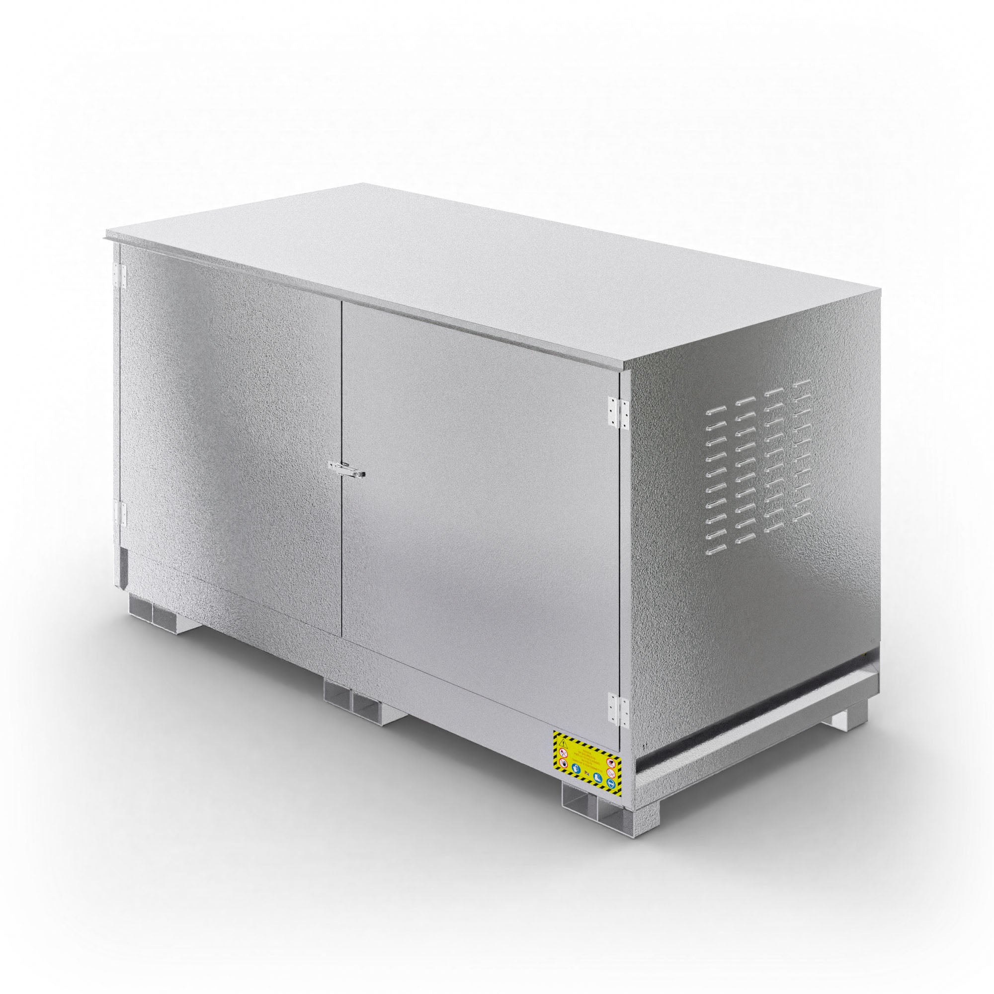 Armadio in metallo per 8 fusti da 200 Lt