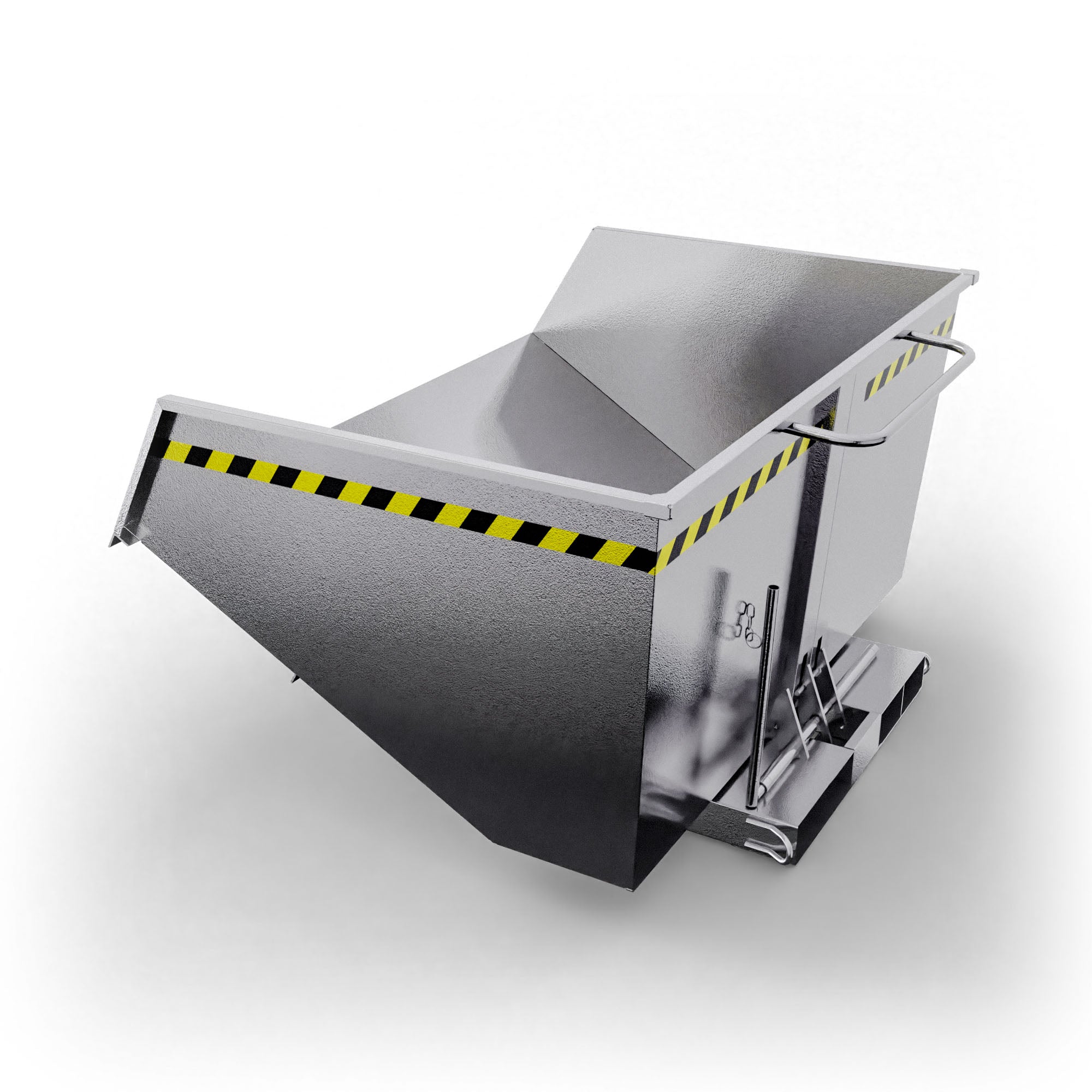 SBSR1550 benna ribaltabile senza ruote con capacità 1550 lt